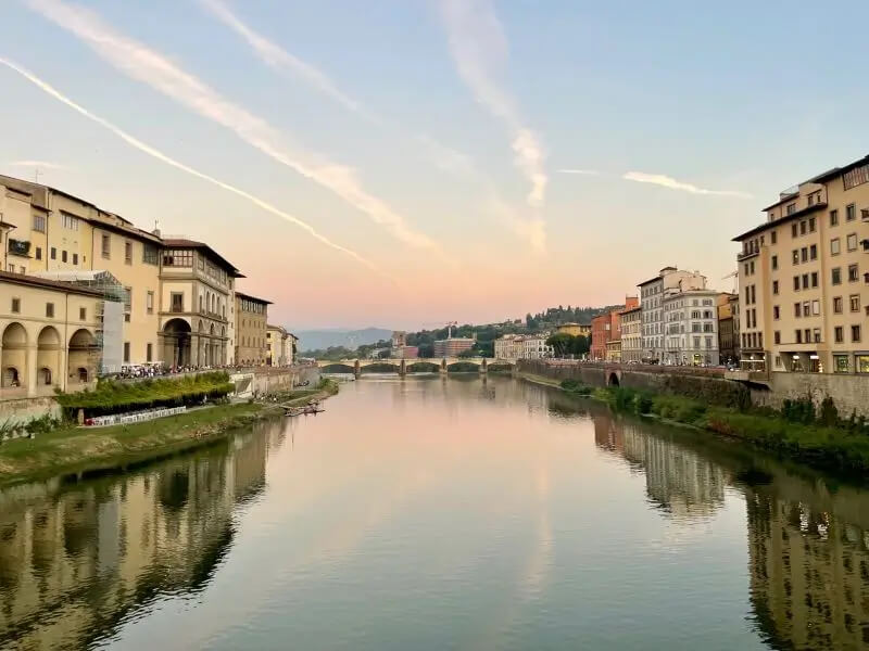 Arno River in Florence, Italy